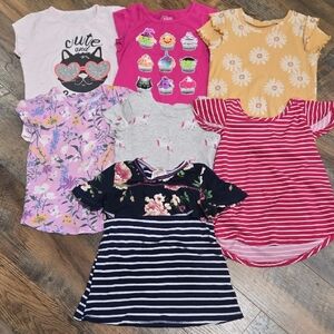 Bundle 5t Colorful Girls' Short Sleeve T-Shirt
